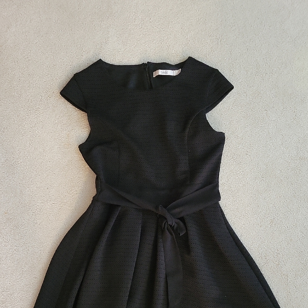 Twik Black Textured Dress